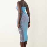 Roxie Dress Crypto Blue