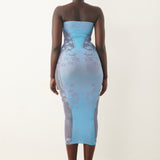 Roxie Dress Crypto Blue