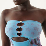 Roxie Dress Crypto Blue