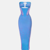 Roxie Dress Crypto Blue
