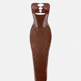 Roxie Dress Old Money Brown