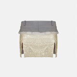 Winnie Rhinestone Mini Skirt in 24 Carat