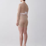 Brianna Biker Shorts in Taupe