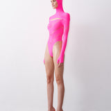 Pearl Bodysuit Shocking Pink