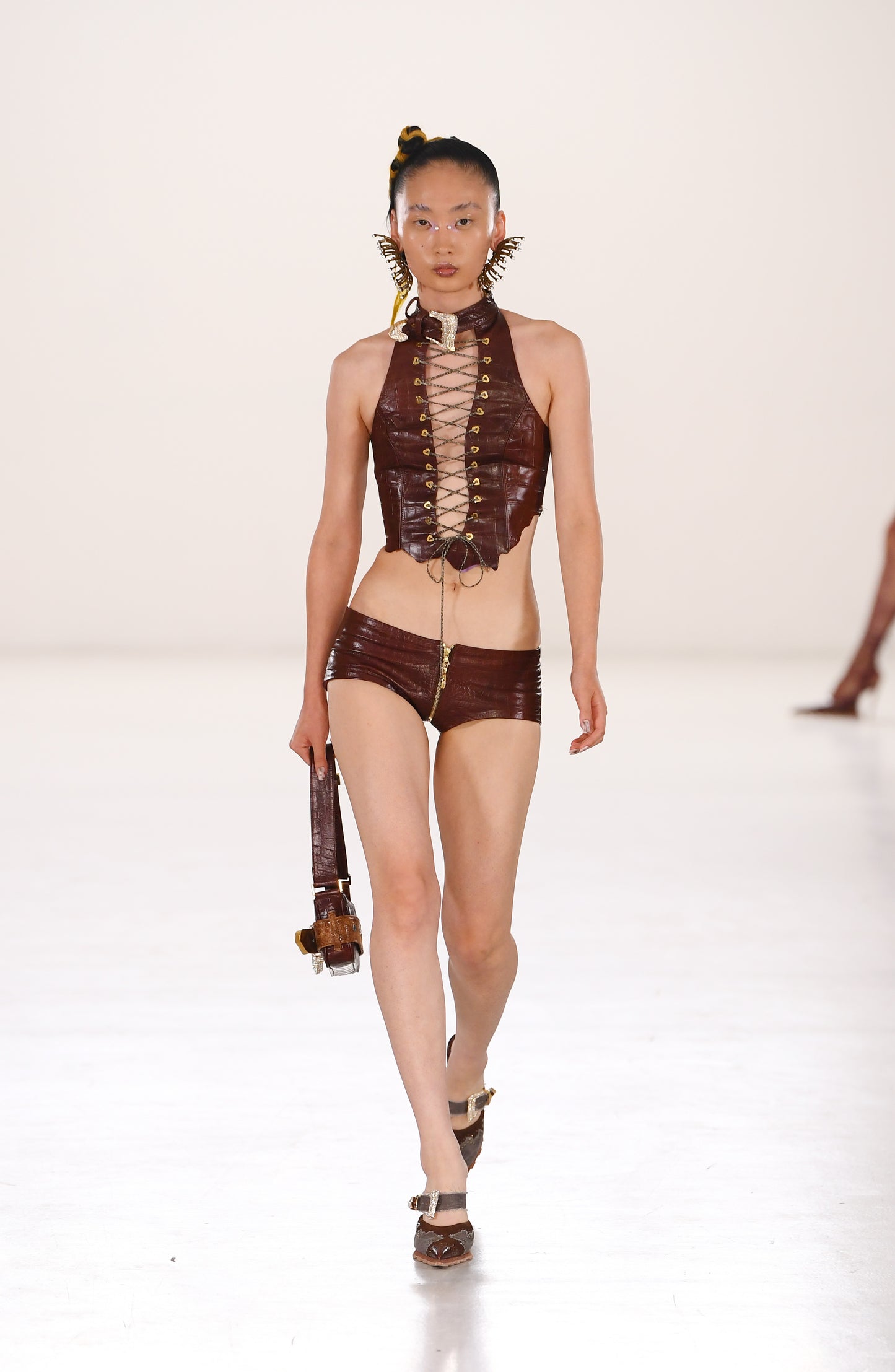 Mathilda Leather Shorts Dundee