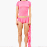 Elle Mini Shorts Pink Texas