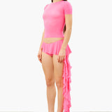 Elle Mini Shorts Pink Texas