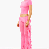 Elle Trousers Pink Texas
