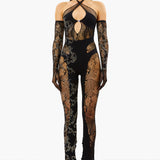 Exclusive Gracie Gloves Jet Black