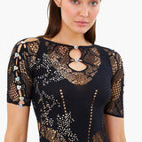 Stella Dress Jet Black