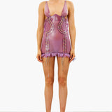 Tyra Latex Dress Dusty