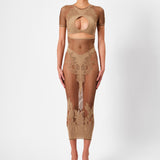Sloane Dress Beige