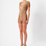 Flora Jumpsuit Beige