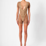 Flora Jumpsuit Beige
