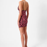 Doll Dress Pink Leopard Print