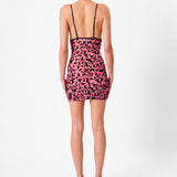 Doll Dress Pink Leopard Print