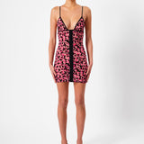 Doll Dress Pink Leopard Print