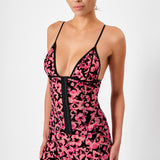 Doll Top Pink Leopard Print