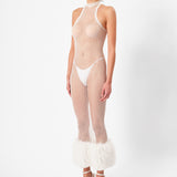 Oksana Dress White