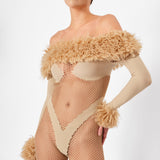 Katya Playsuit Beige