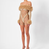 Katya Playsuit Beige