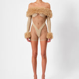 Katya Playsuit Beige