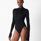 Cat Call Padded Bodysuit Black