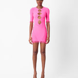 Miranda Dress in Shocking Pink