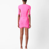 Miranda Dress in Shocking Pink