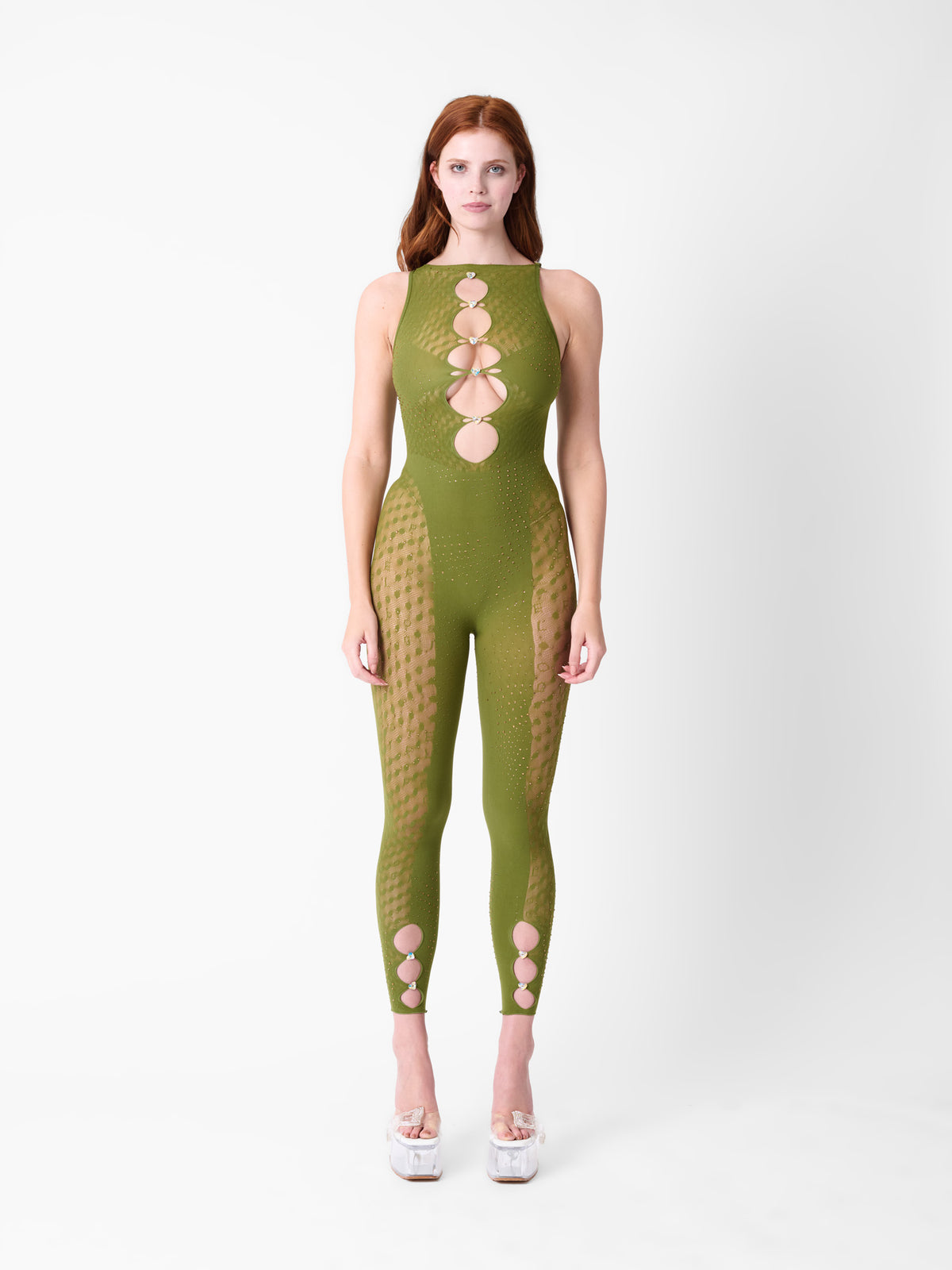 Rhinestoned Janice Jumpsuit