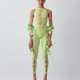 Floral Janice Jumpsuit Pickle