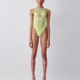 Lulu Bodysuit in Pickle