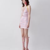 Gretchen Mini Dress Pink Gingham