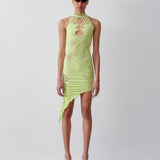 Tamika Dress in Pickle