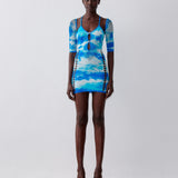 Janna Dress Blue Lagoon