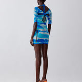 Janna Dress Blue Lagoon