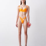 Latex Carpenter Thong Tangerine