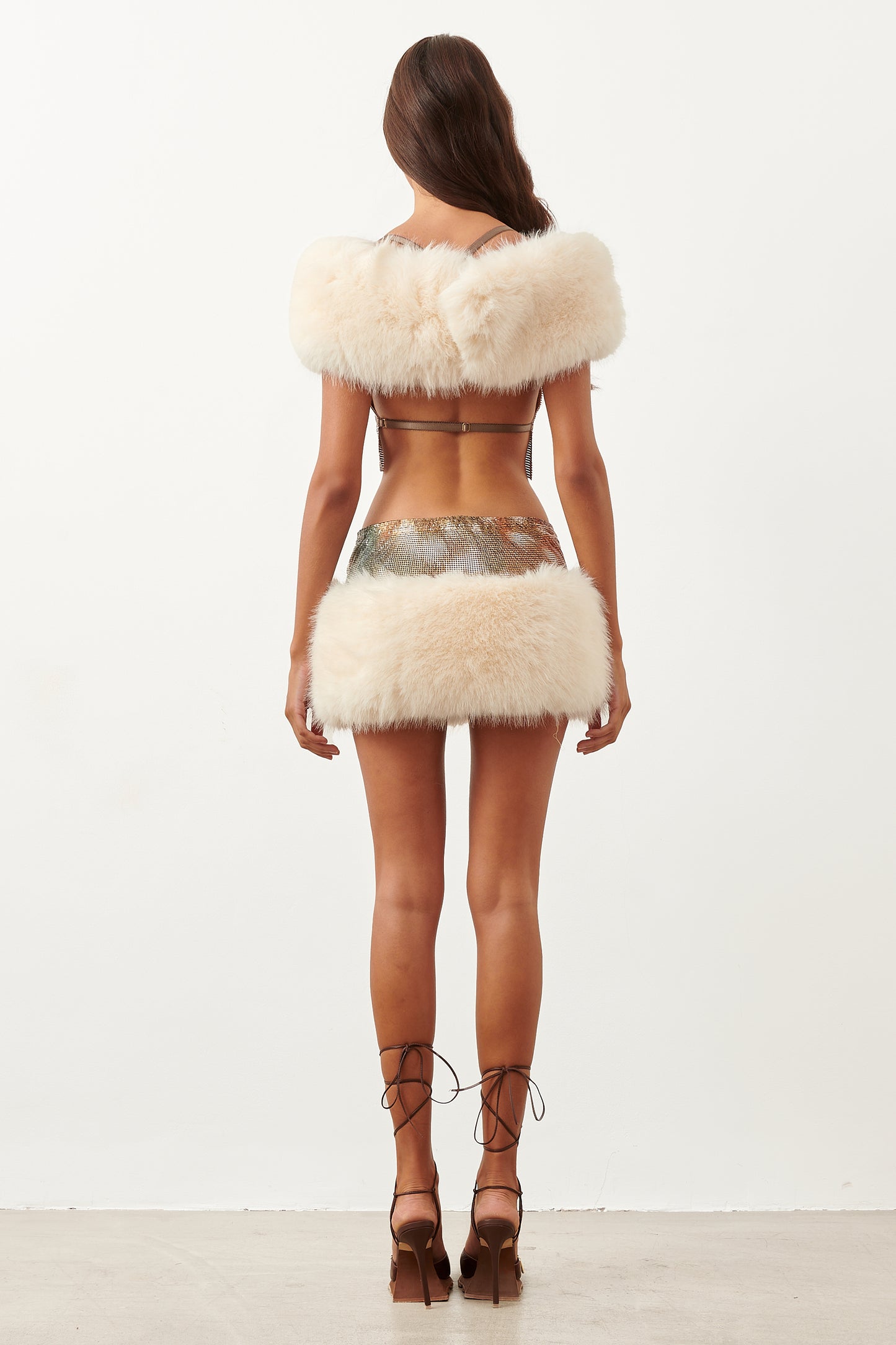 Clyde Fur Skirt Matte Bambi