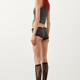 Kracken Hotpants Black Canvas