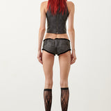 Kracken Hotpants Black Canvas