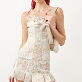 Calamity Corset Dress Floral Brocade