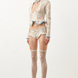 Kracken Hotpants Floral Brocade