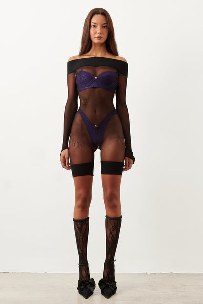 Rum Playsuit Black