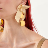 Nuclear Bow Earrings Gold