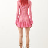 Dakota Mini Dress Fuchsia Pink