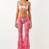 Oshun Leather Chaps Fuchsia Pink