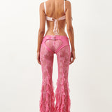 Oshun Leather Chaps Fuchsia Pink