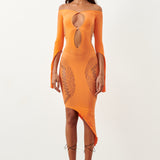 Charlotte Dress Tangerine