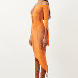 Charlotte Dress Tangerine