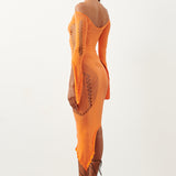 Charlotte Dress Tangerine